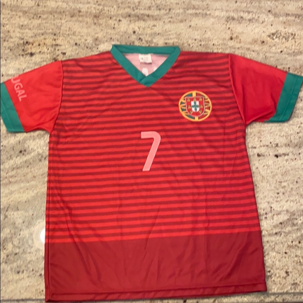 Boys Soccer Jersey #7 Ronaldo